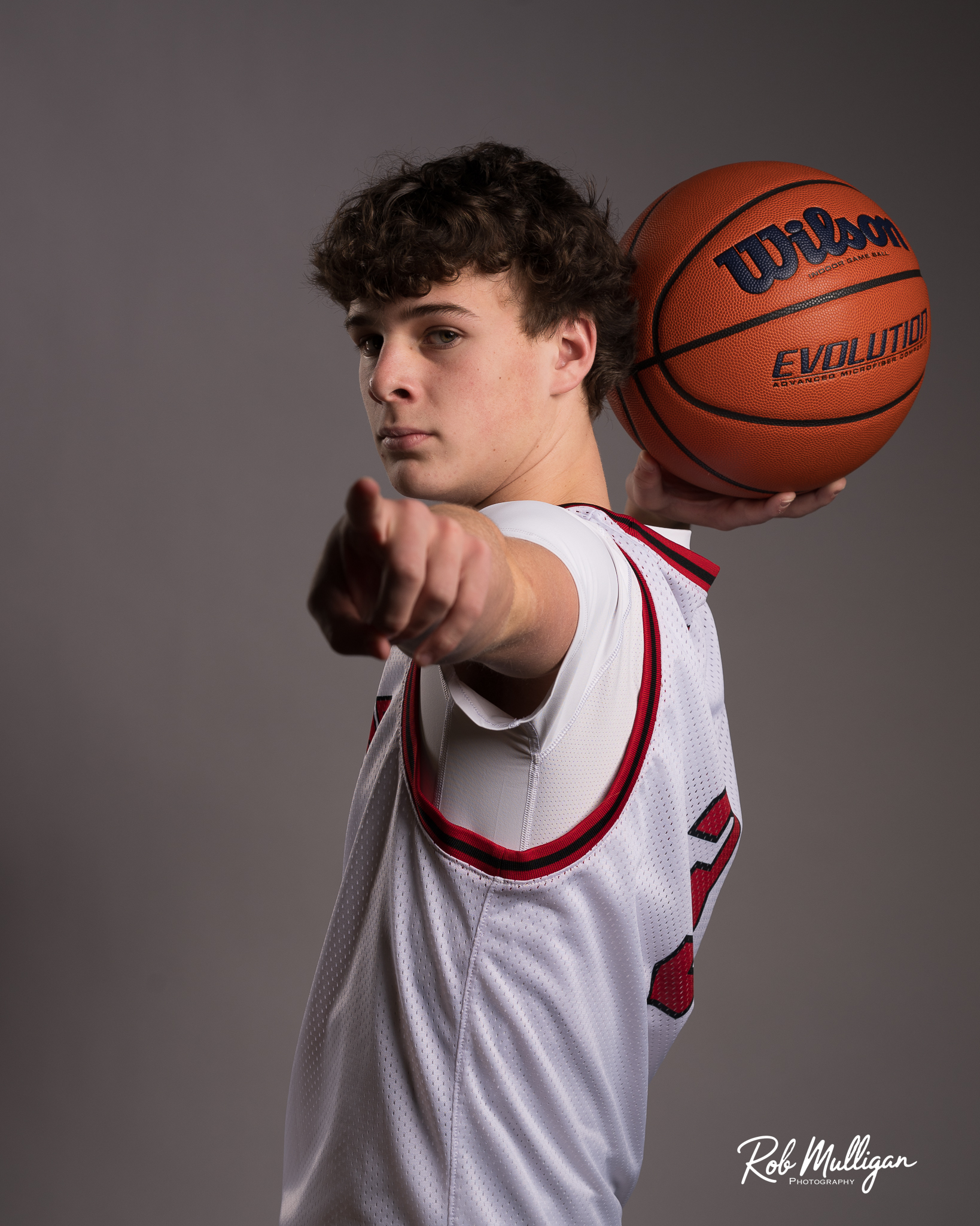 Powerful athletic portrait - Victory mindset embodied