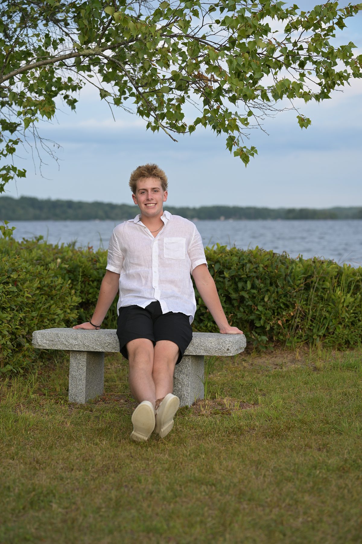 Creative senior portrait